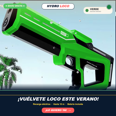 HydroLoco — Pistola de Agua Eléctrica