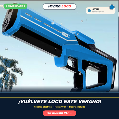 HydroLoco — Pistola de Agua Eléctrica